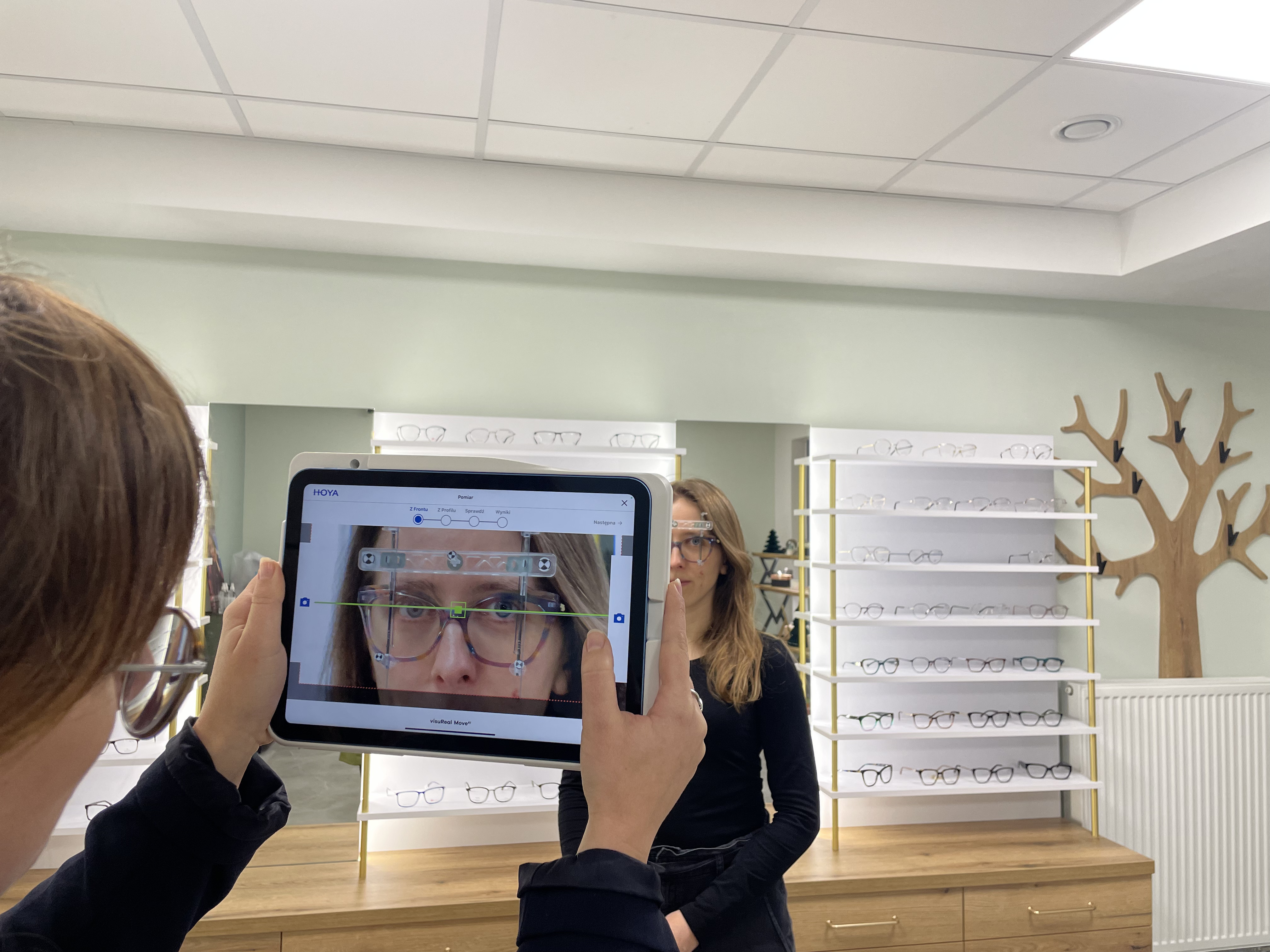 badanie z wykorzystaniem tabletu