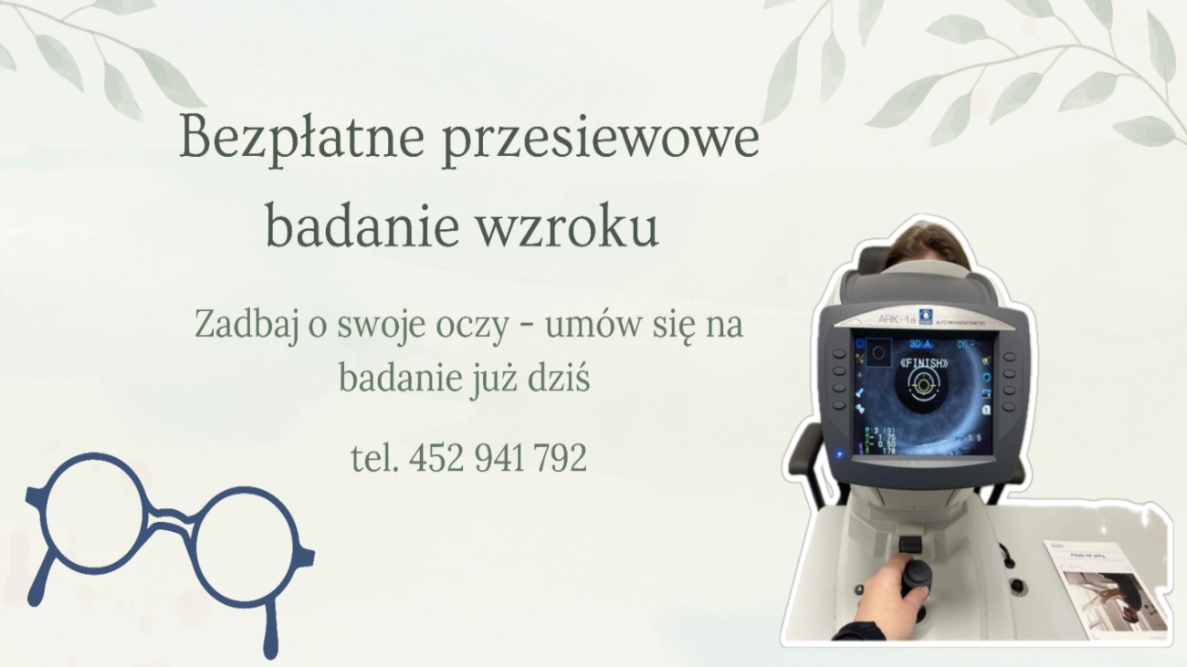 Bezpłatne badanie wzroku